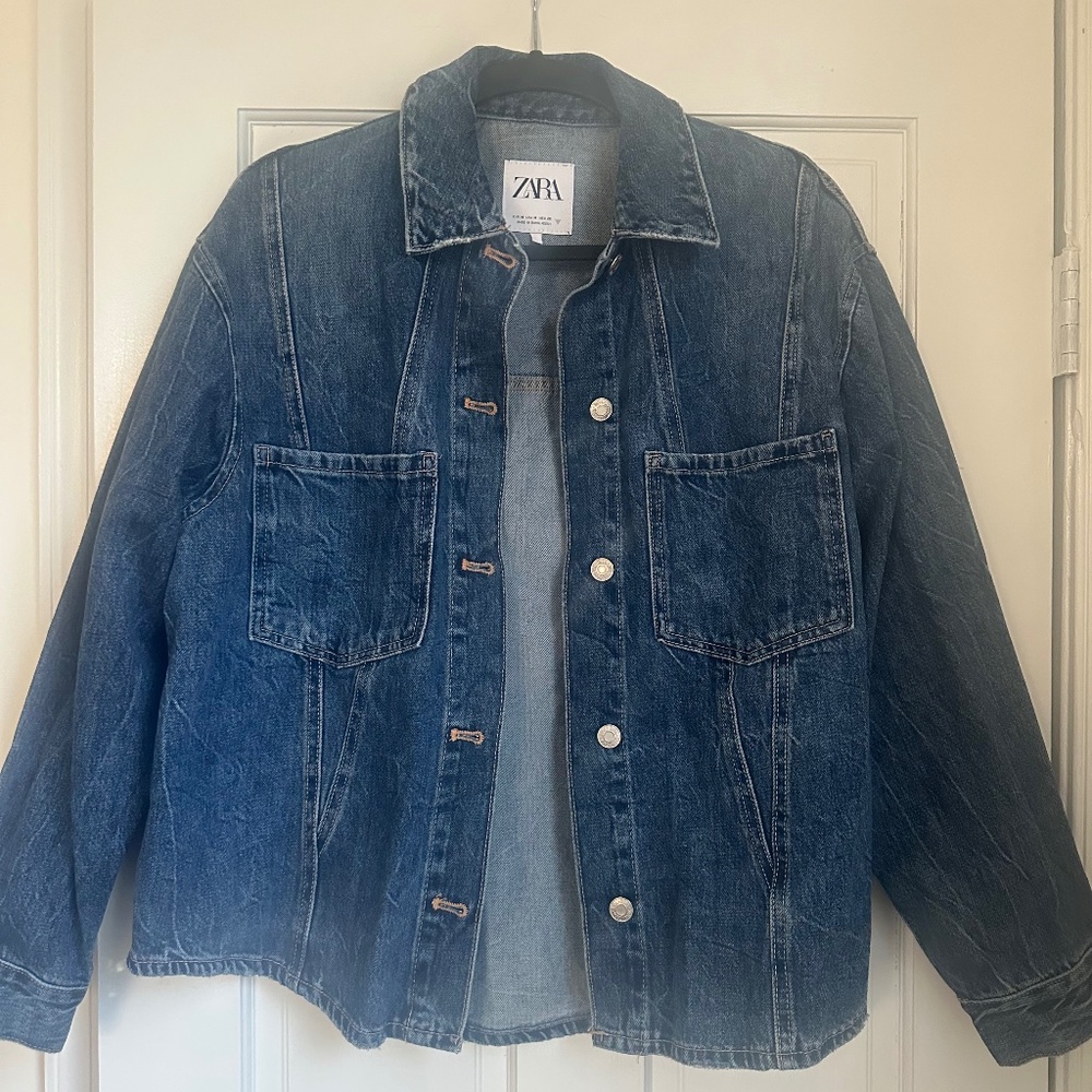 Denim Overshirt Jacket